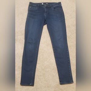 Kut From The Kloth Diana Skinny Womens Size 4 Petite Dark Denim Jeans